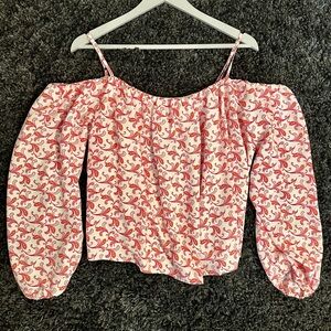 Ann Taylor , off the shoulders top. Size L . Never Worn